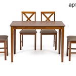 Обеденный комплект эконом Хадсон (стол + 4 стула) в Евпатории
