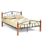 Двуспальная кровать Кровать РУМБА (AT-203)/ RUMBA Wood slat base в Евпатории