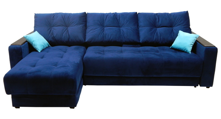 Угловой диван Бонд XL средний с накладкой 5 подушек в Евпатории
